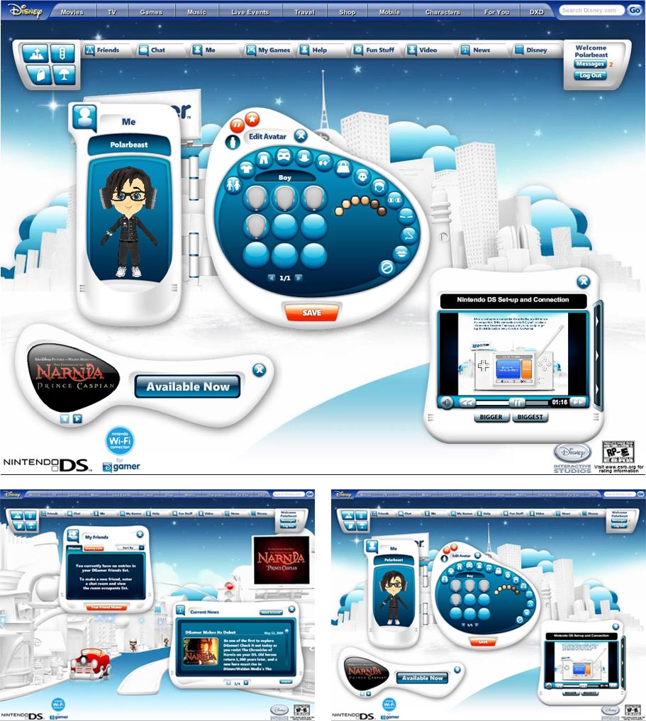 Disney DGamer Widgets Disney DGamer Widgets