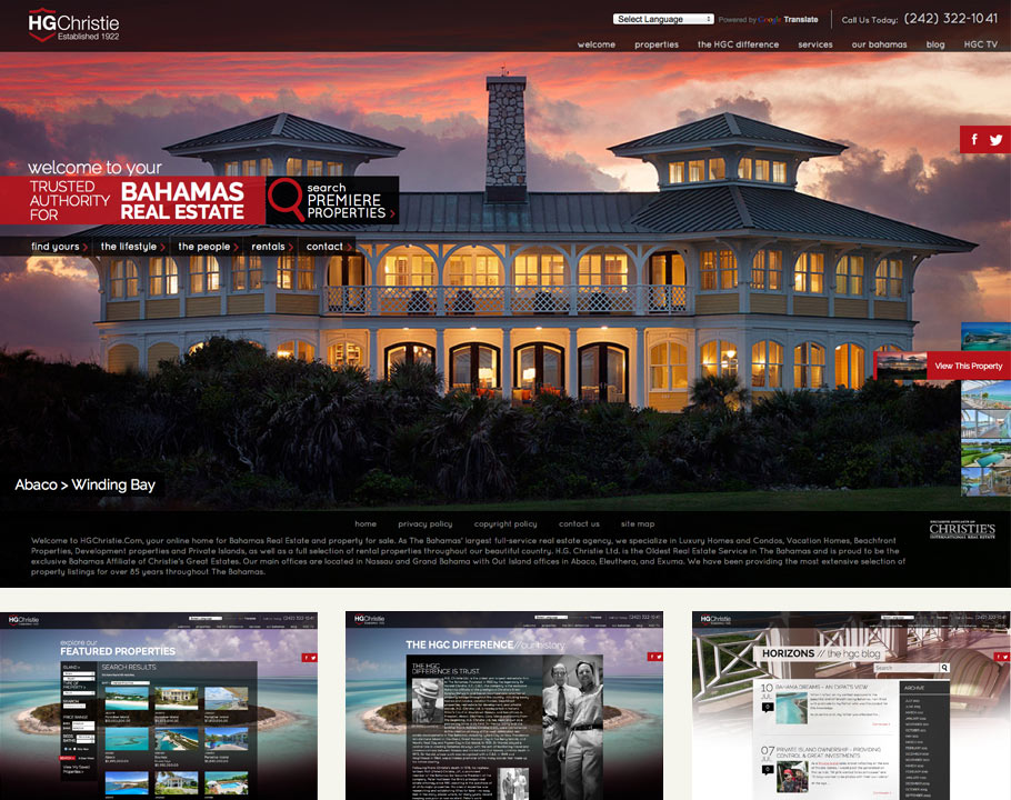 HG Christie Website HG Christie Website